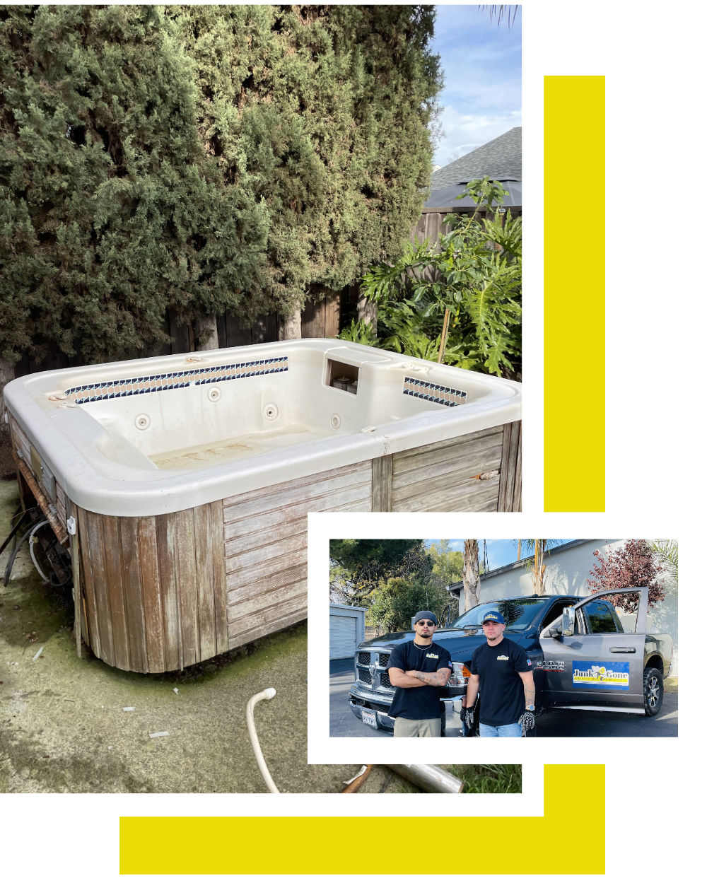 Hot Tub removal in Gilroy, CA