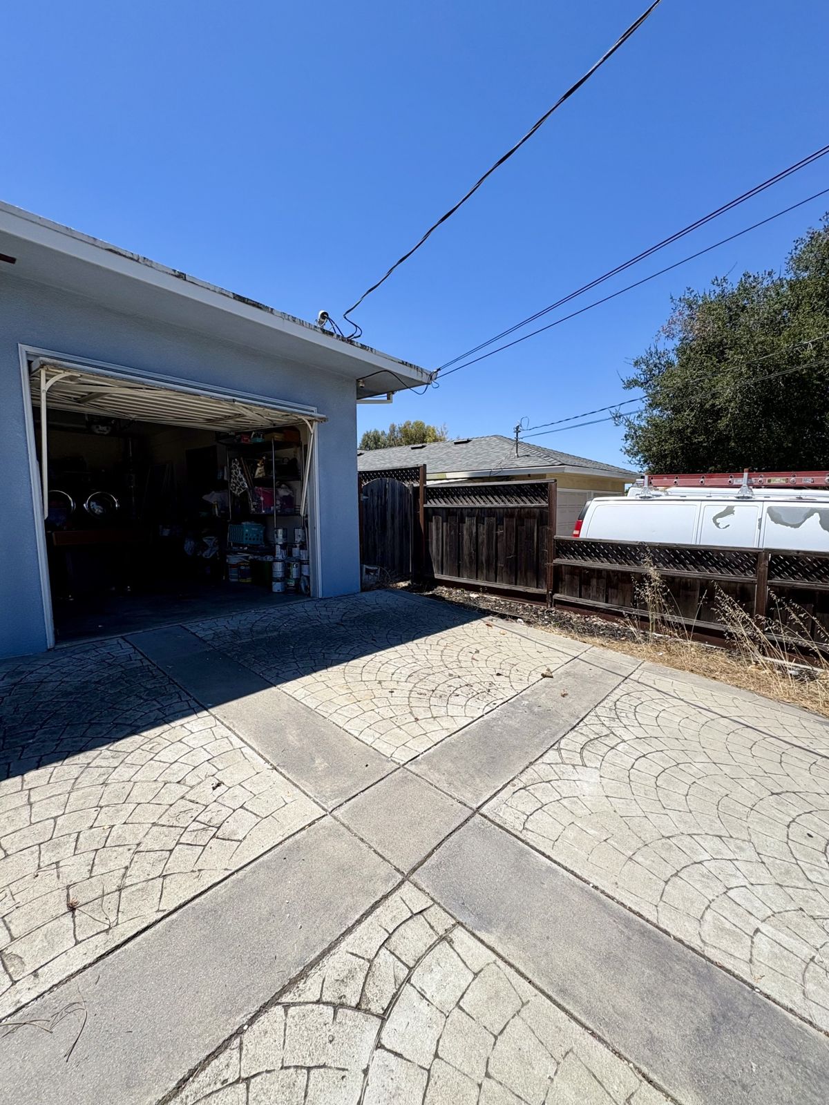 Same driveway cleared after junk removal